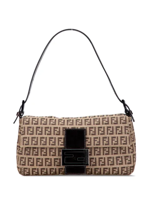 Fendi Pre-Owned 2000-2010 Zucchino Canvas Baguette shoulder bag