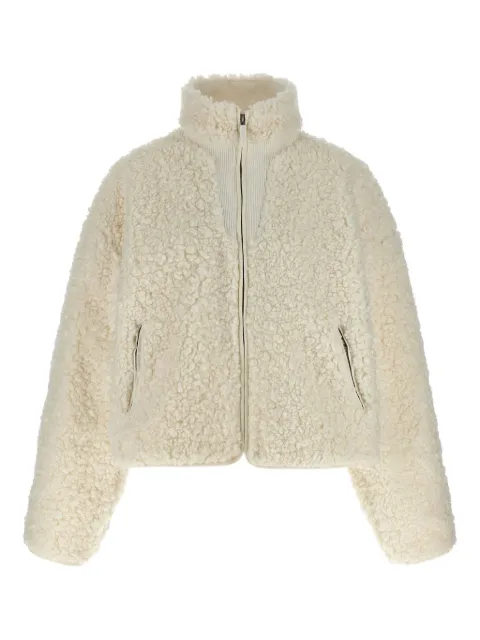 ENTIRE STUDIOS teddy-texture zip-front jacket