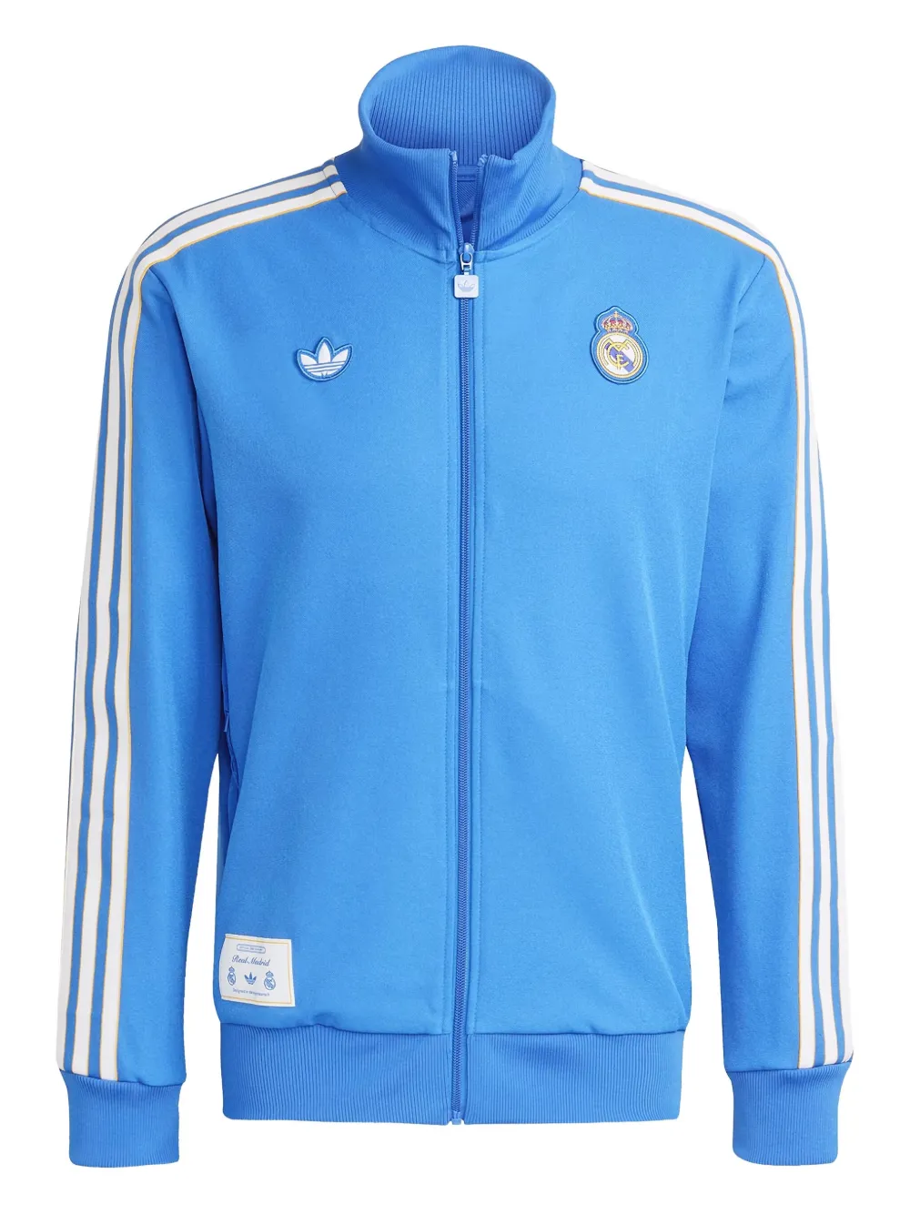 adidas Real Madrid zip-up sweatshirt | Blue | Image 1