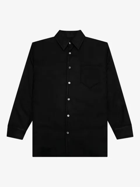 Maison Margiela camisa con botones y bolsillos