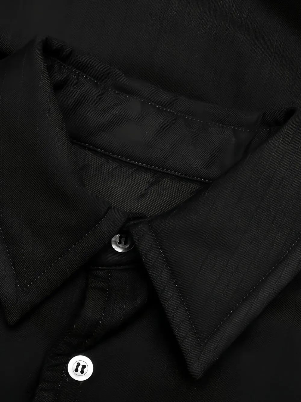 Maison Margiela Button-down overhemd met zak Zwart