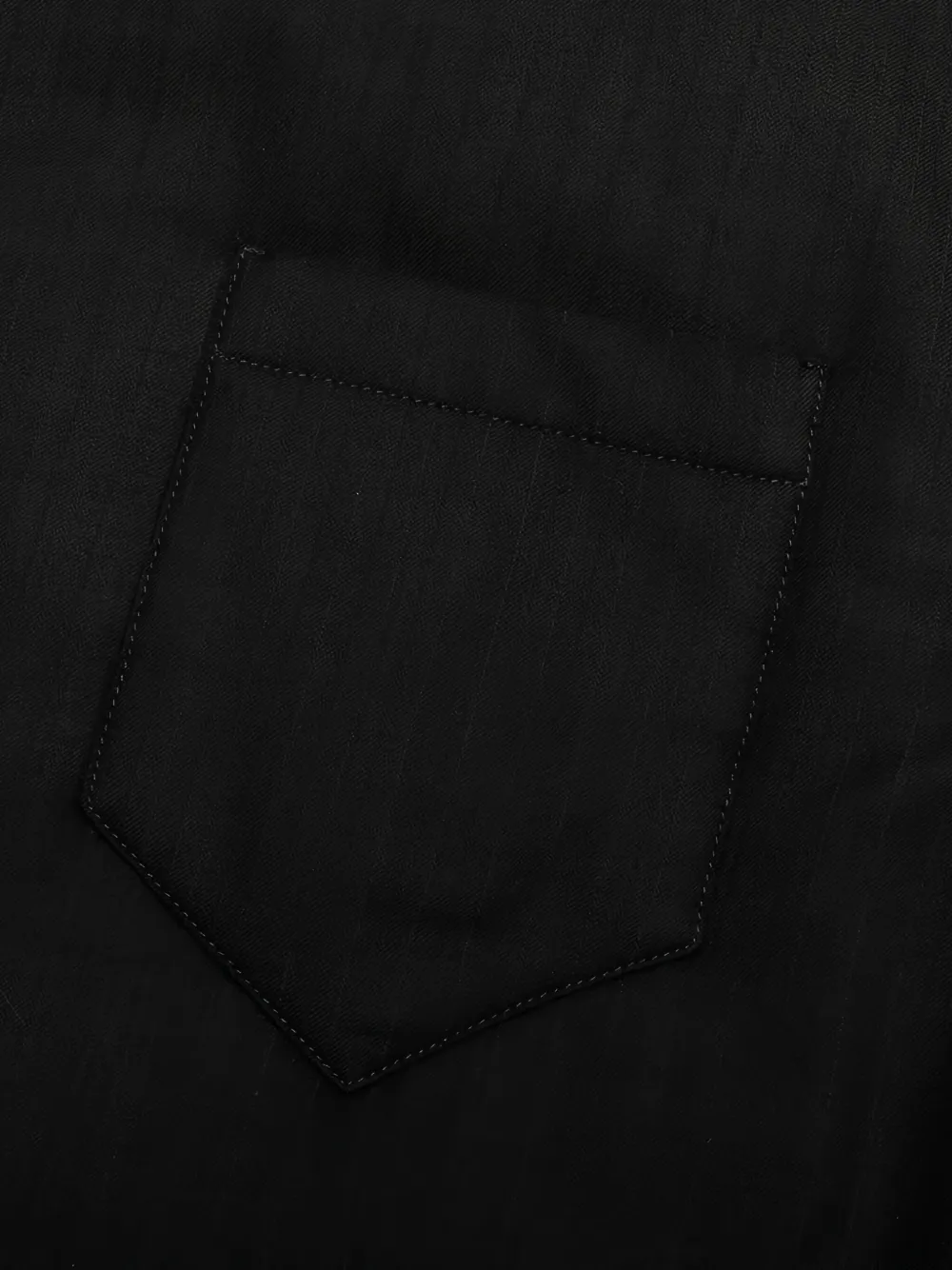 Maison Margiela Button-down overhemd met zak Zwart