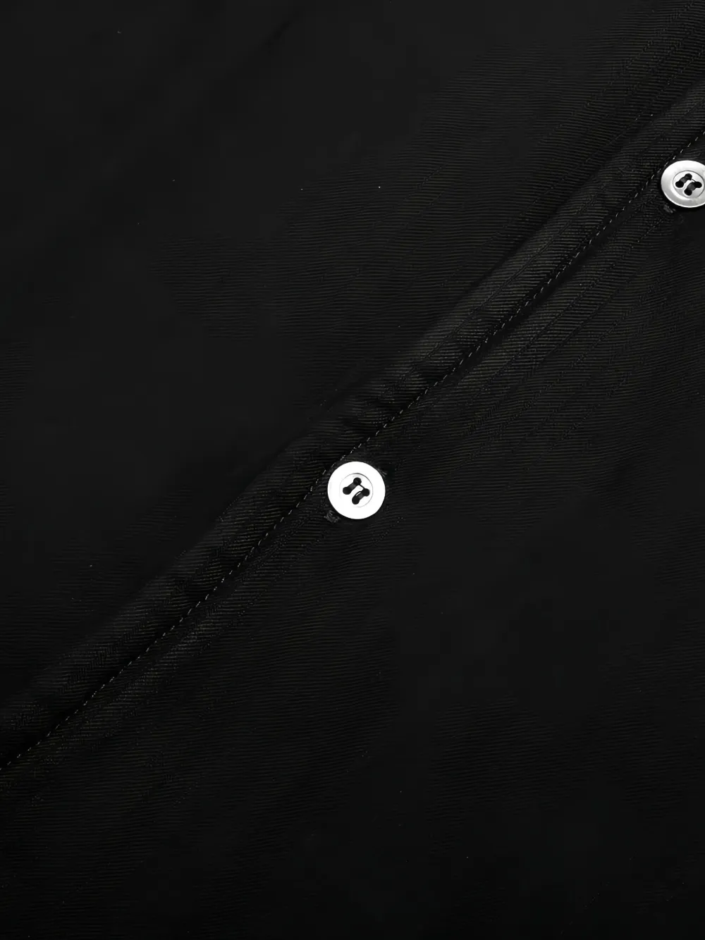 Maison Margiela Button-down overhemd met zak Zwart