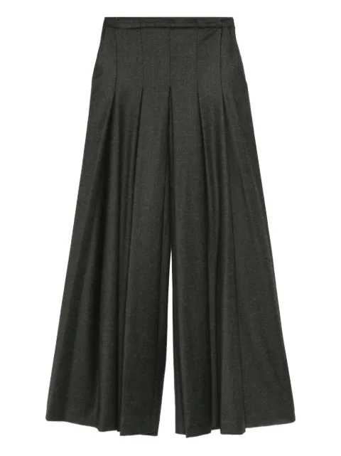 CO.GO pleated wide-leg trousers