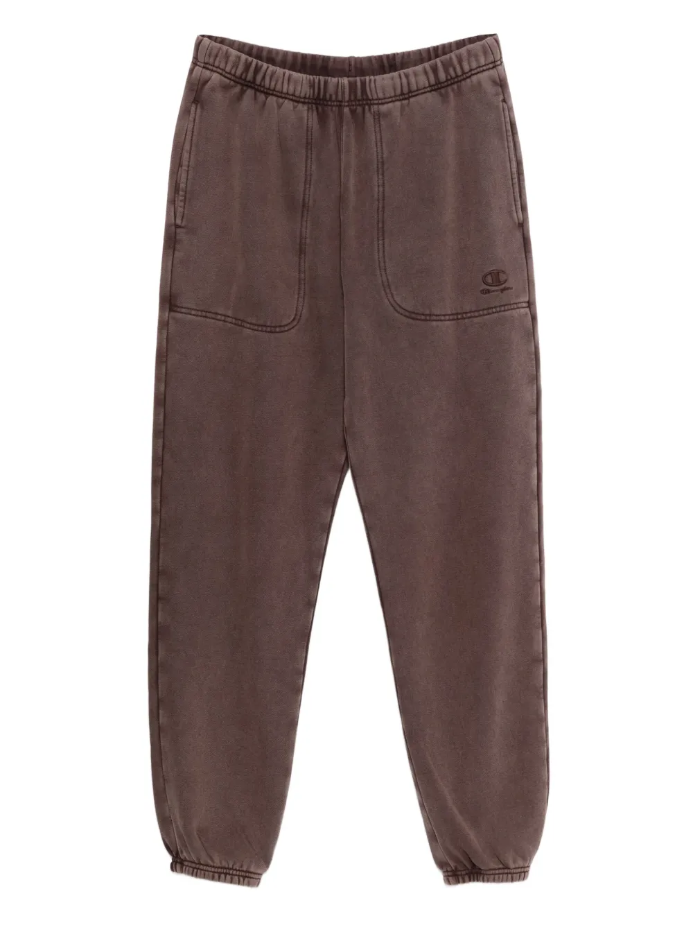 Champion logo-embroidered track pants | Brown | Image 1