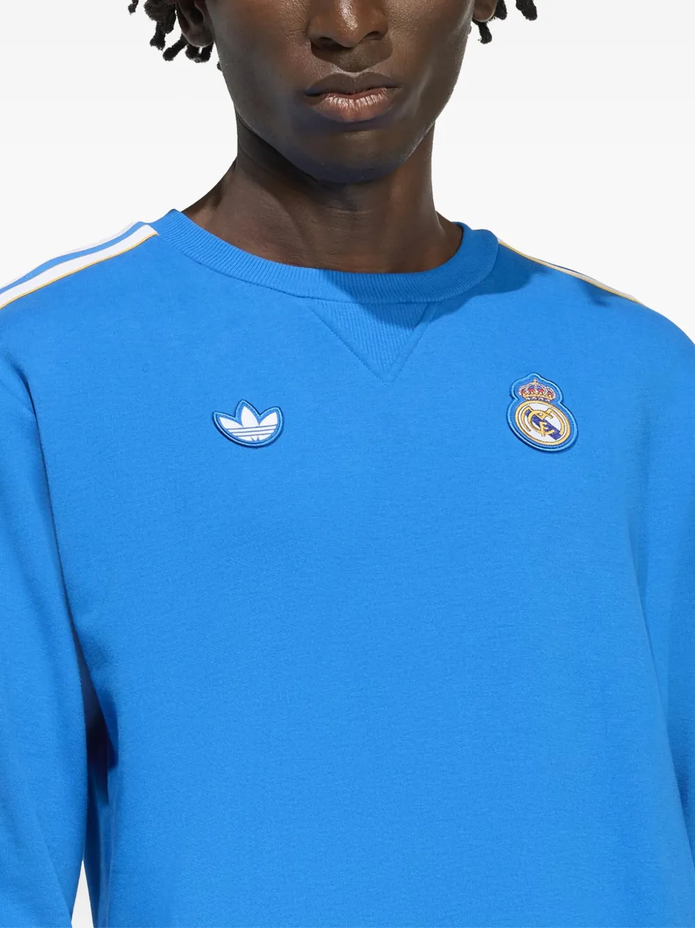 adidas Terrace Icons Real Madrid sweater Blauw
