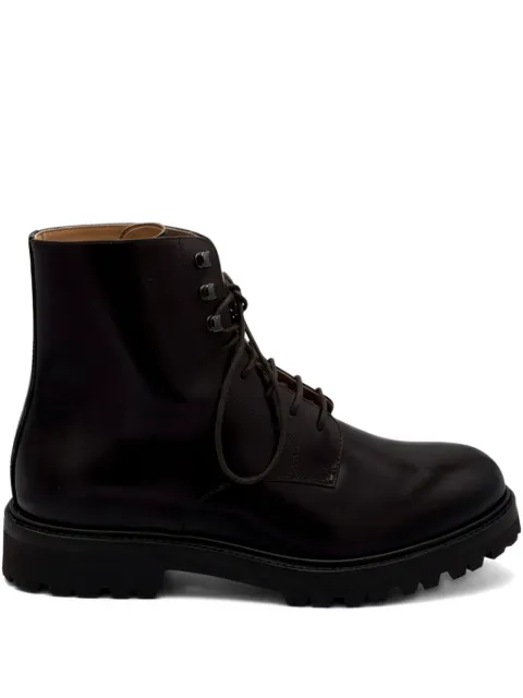 Brunello Cucinelli lace-up leather boots