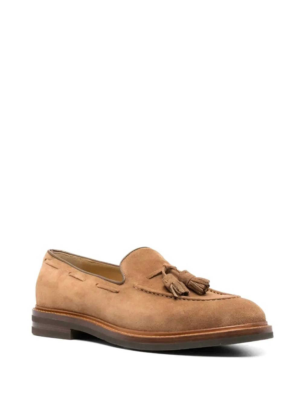 Brunello Cucinelli Loafers met kwastje Bruin