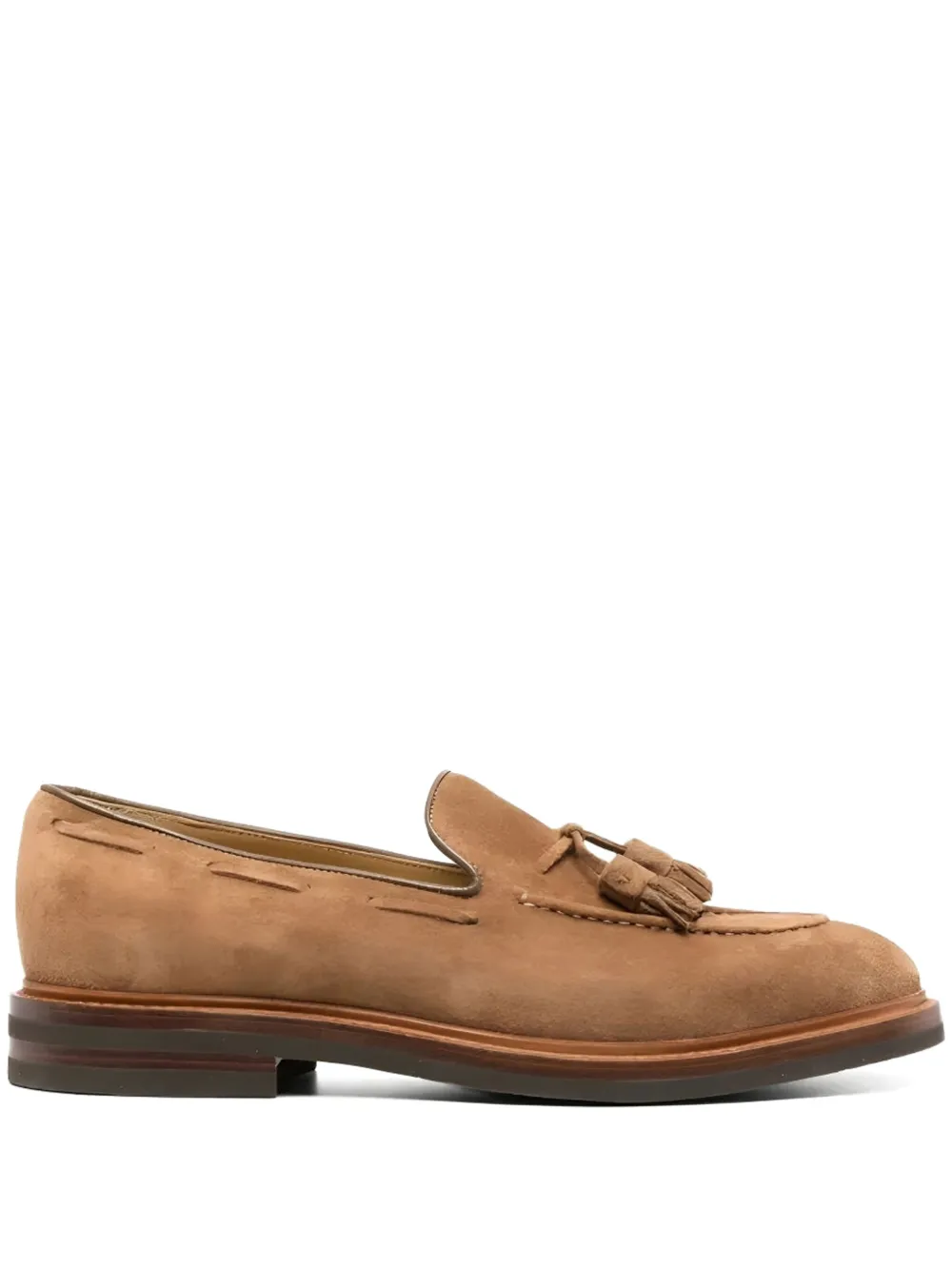 Brunello Cucinelli tassel loafers Brown