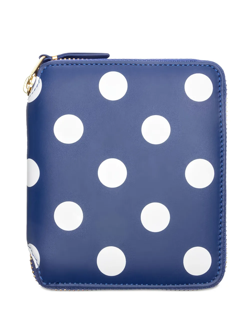Comme Des Garçons Wallet polka-dot zipped wallet | Blue | Image 1