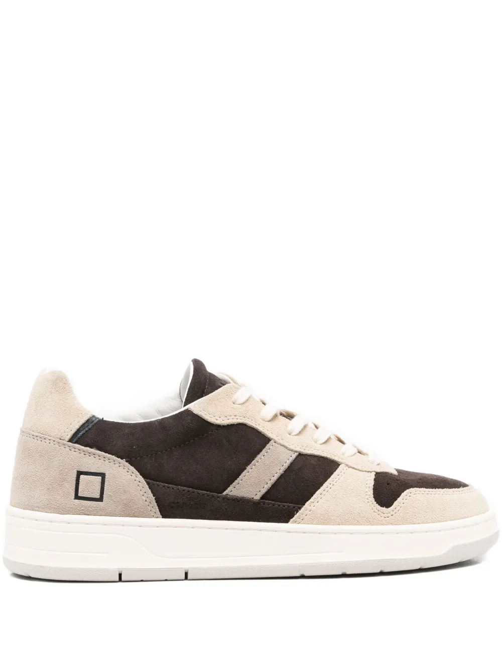 D.A.T.E. suede panelled sneakers Brown
