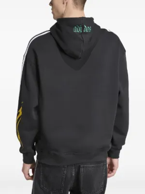 Distressed Hoodie Adidas Originals Ft Bball Hoodie Designer