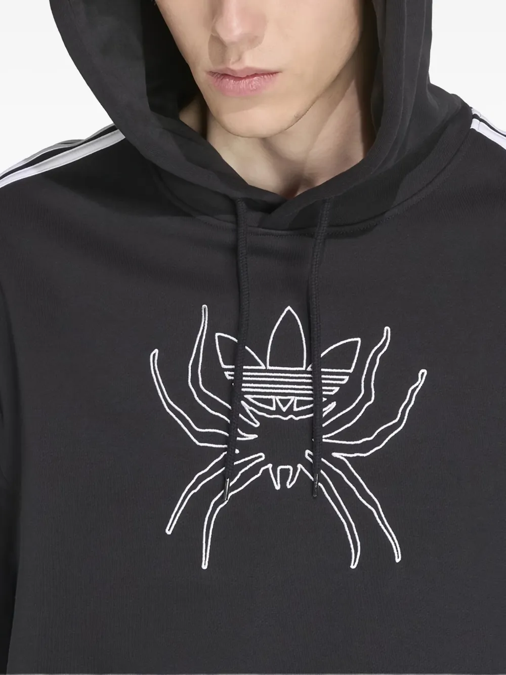 adidas Hoodie met print Zwart