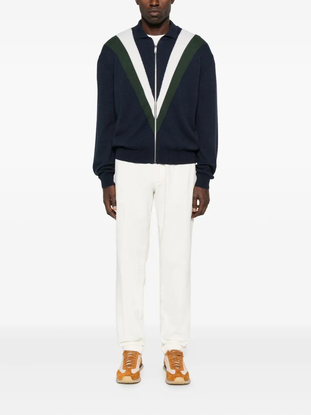 Autry v-neck zip-front cardigan | Cardigans | Image 2