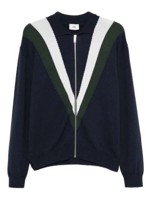 Autry v-neck zip-front cardigan