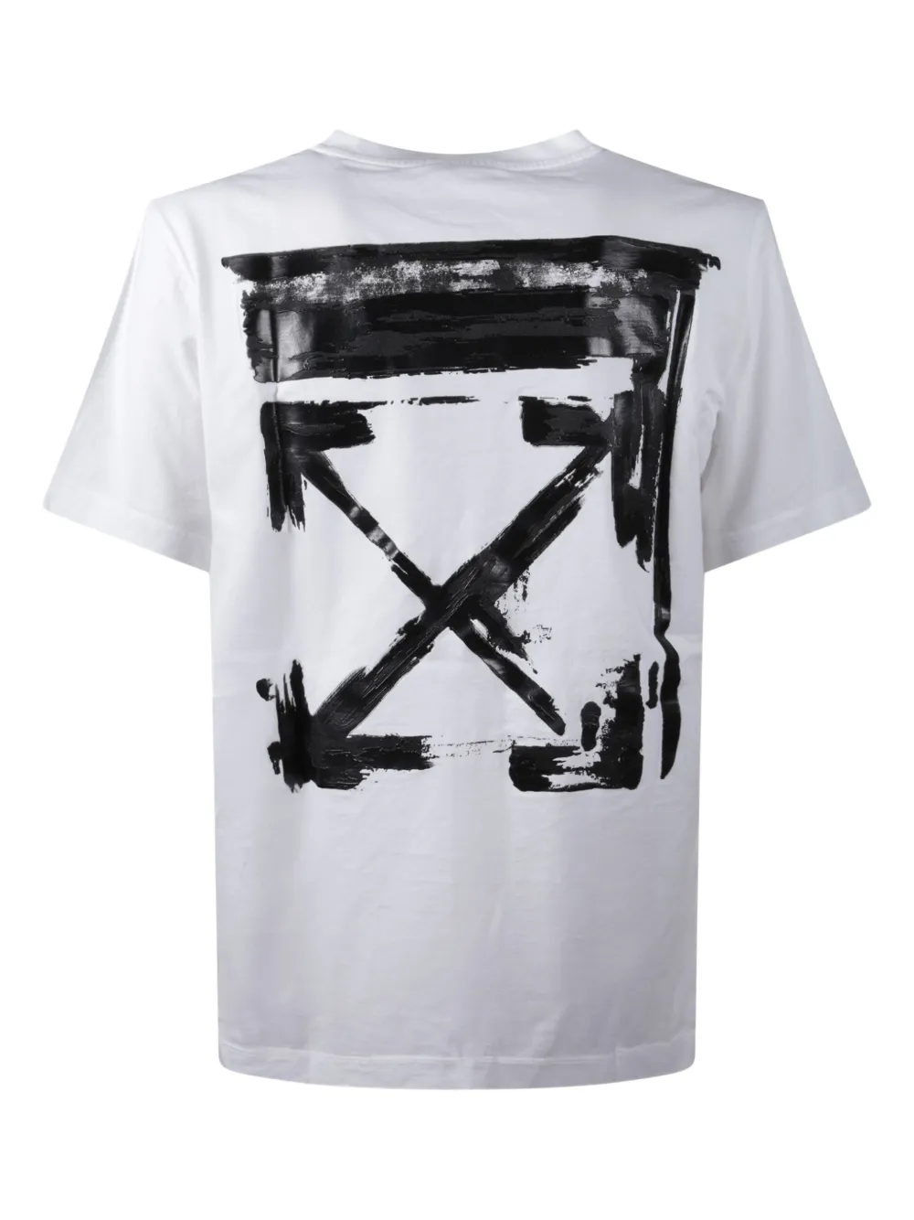 Off-White Ink Arrow Slim Logo T-shirt - Wit