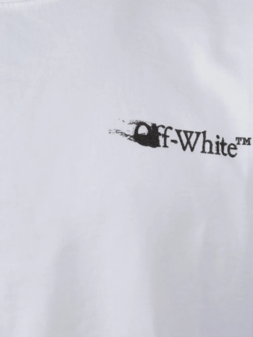 Off-White Ink Arrow Slim T-shirt met logo Wit