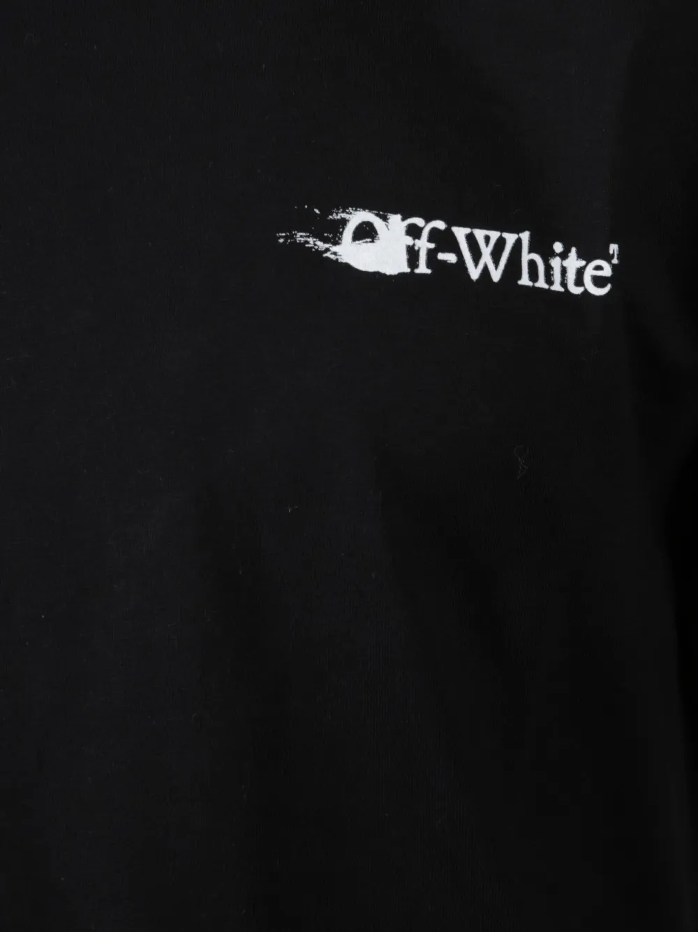 Off-White Ink Arrow Slim T-shirt met logo Zwart