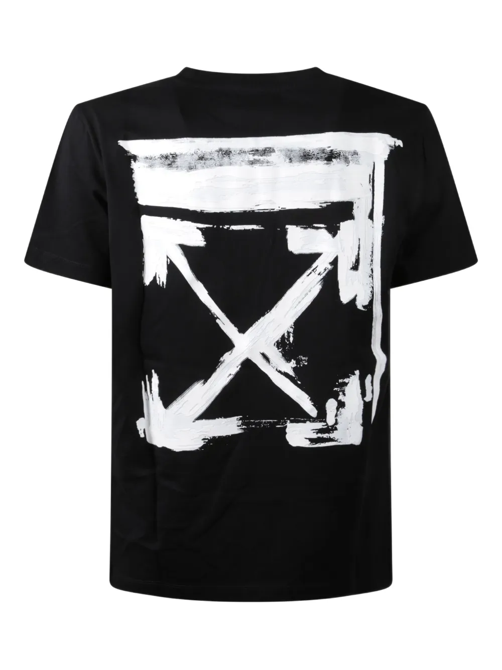 Off-White Ink Arrow Slim Logo T-shirt - Zwart