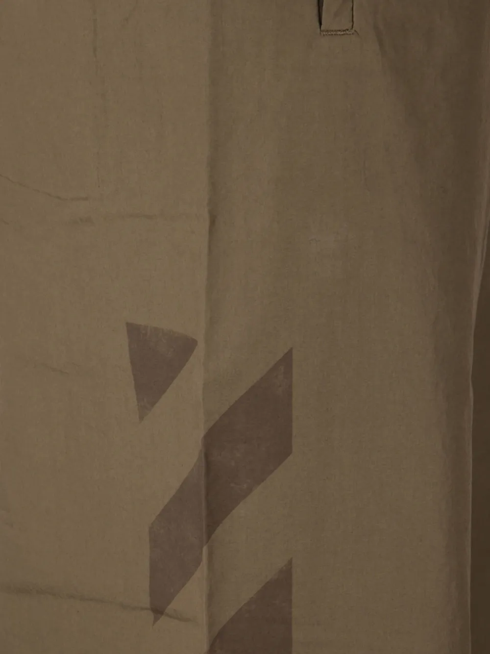 Off-white Cotton Track Pants In Brown