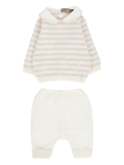 Little Bear blusa con bordes festoneados