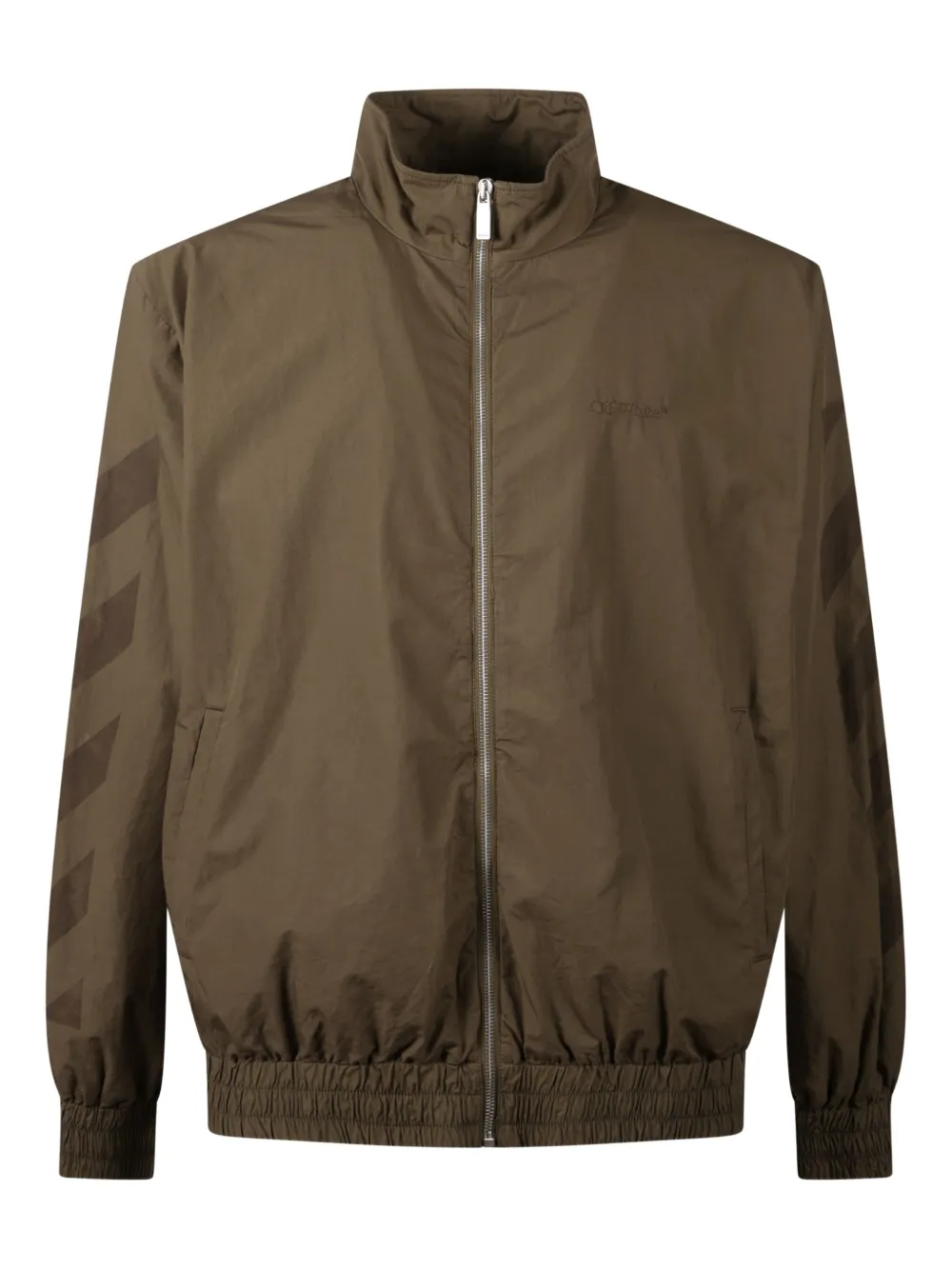 Off-White Diagonal bomber jacket | Brown | Image 1