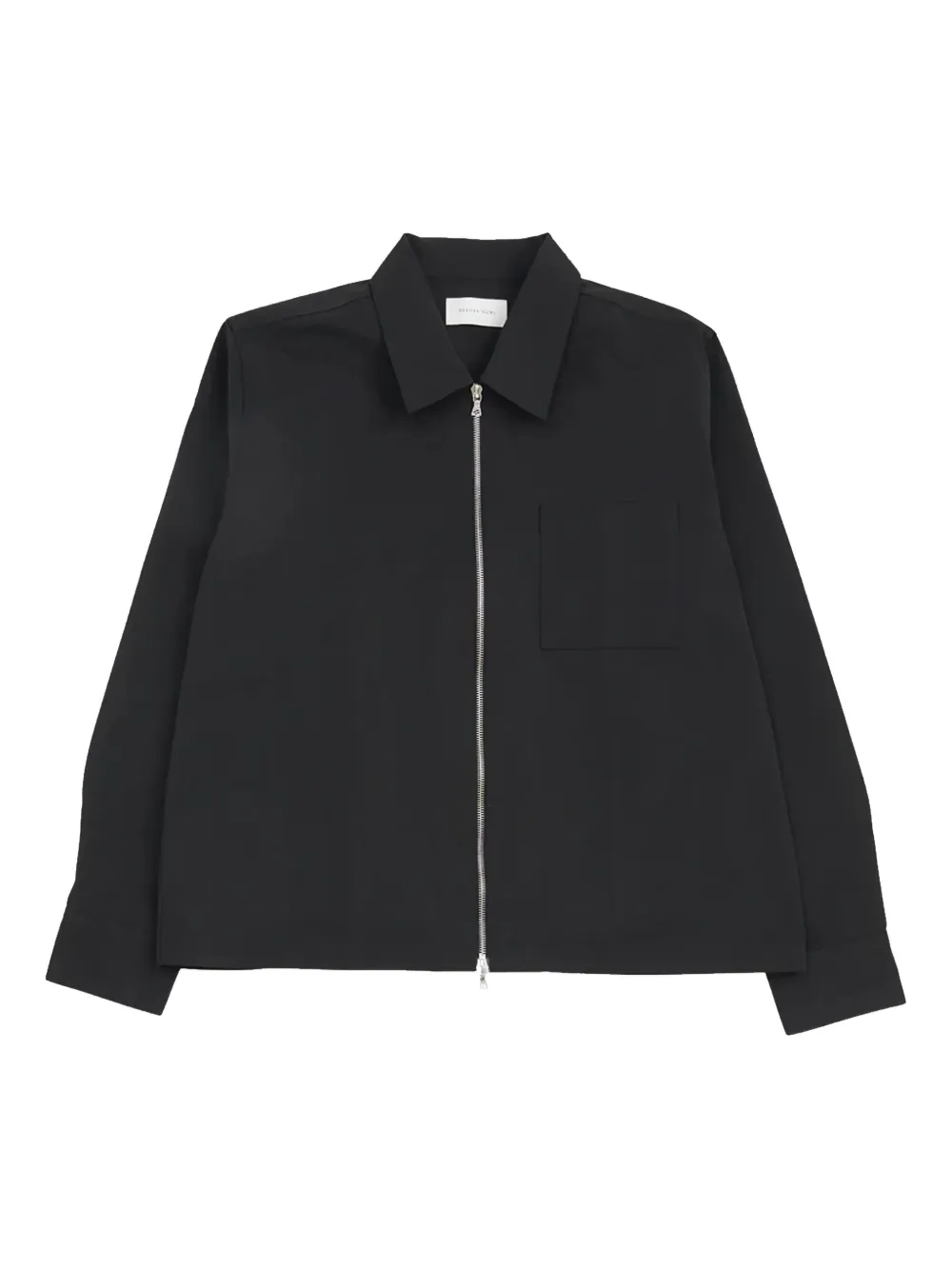 Berner Kühl zip-front pocket shirt jacket | Black | Image 1