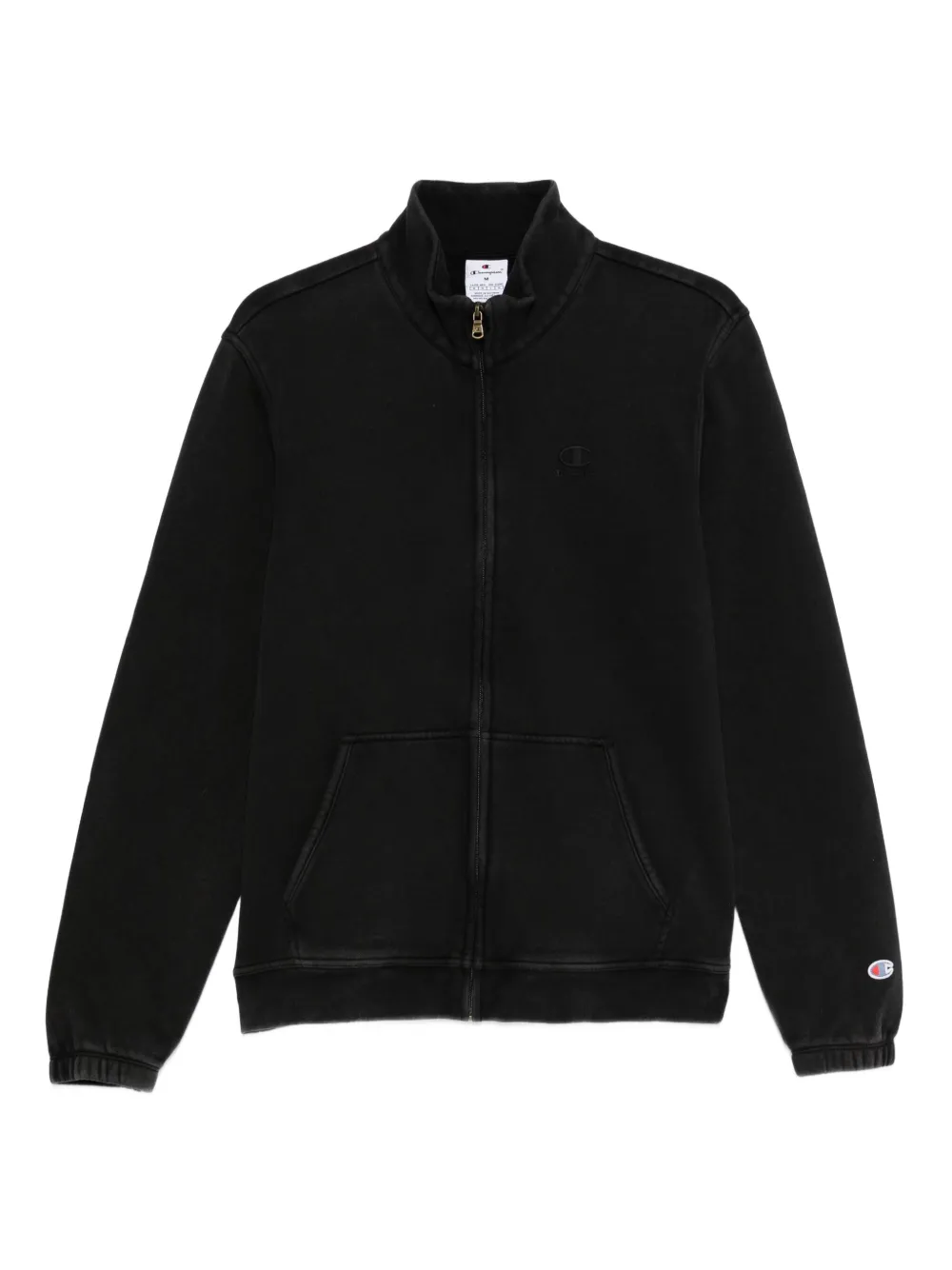Champion zip-up high-neck sweatshirt | Black | Image 1