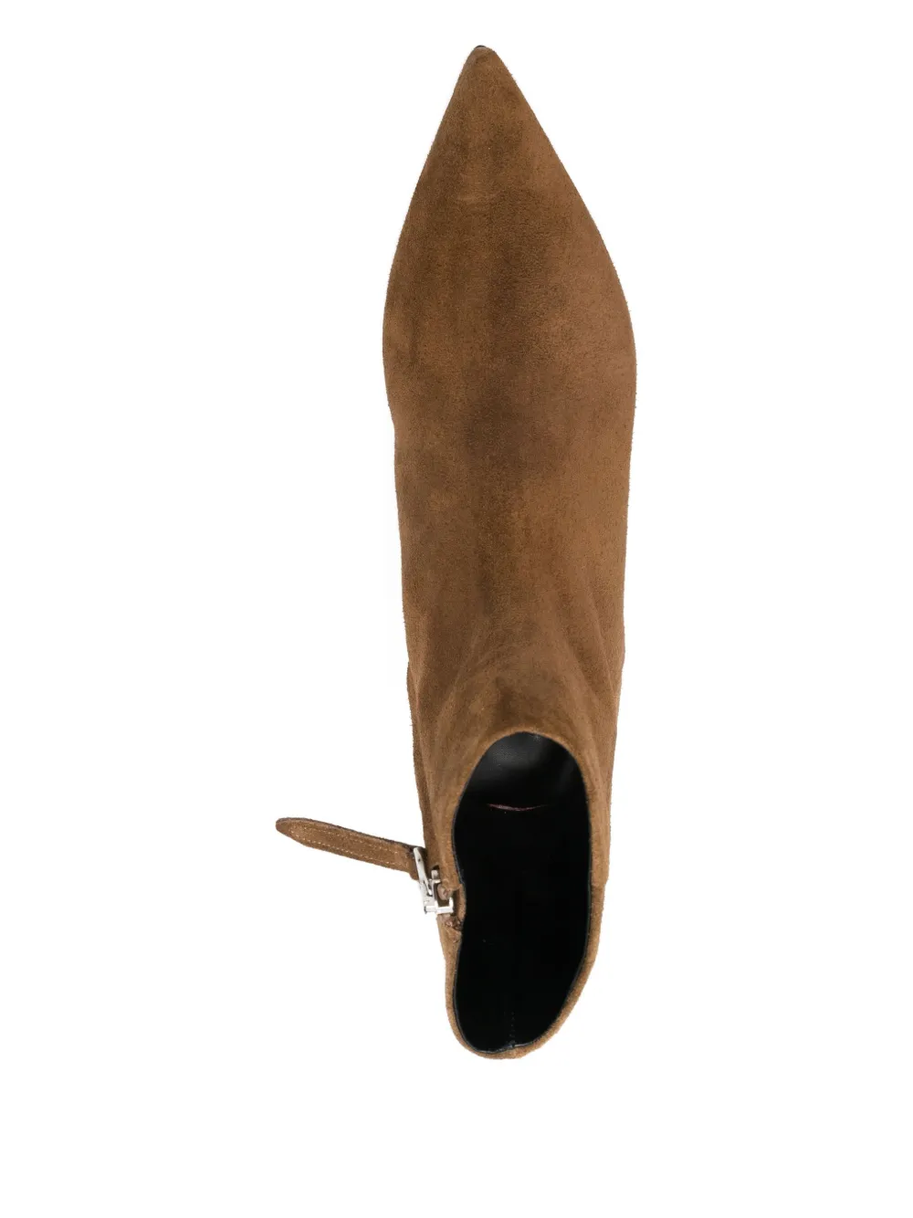 Aeyde Pointed-toe Kitten-heel Boots In Brown