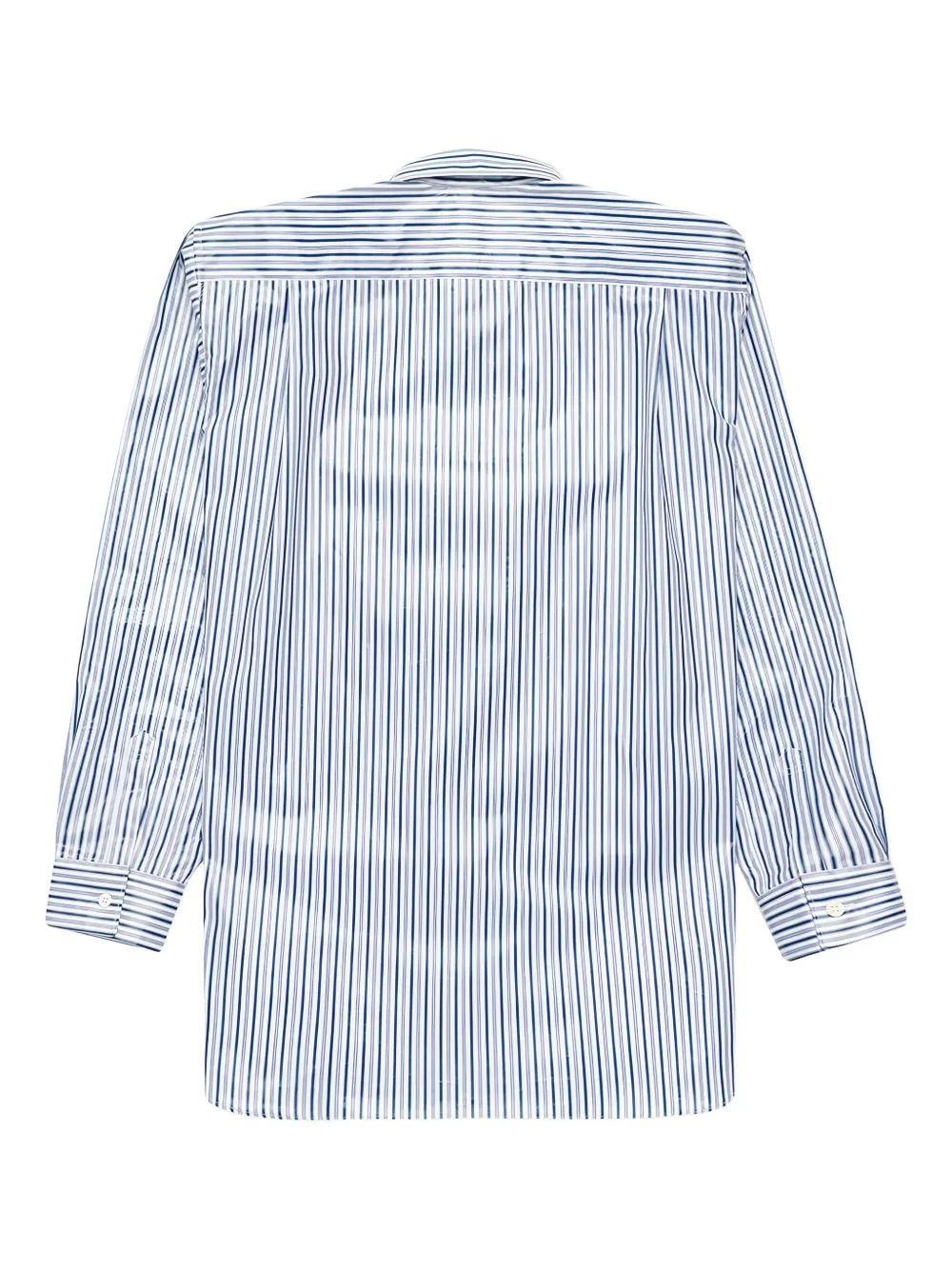 Comme Des Garçons Shirt stripe cotton shirt - Blauw