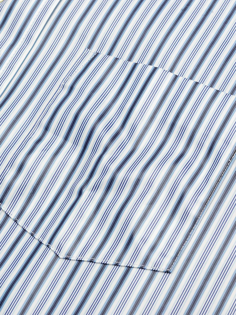 Comme Des Garçons Shirt Gestreept overhemd Blauw