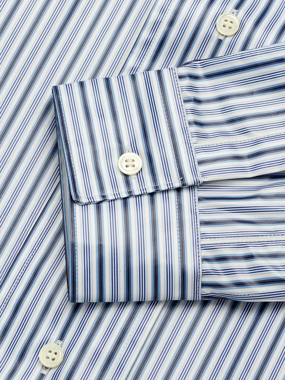 Comme Des Garçons Shirt Gestreept overhemd Blauw