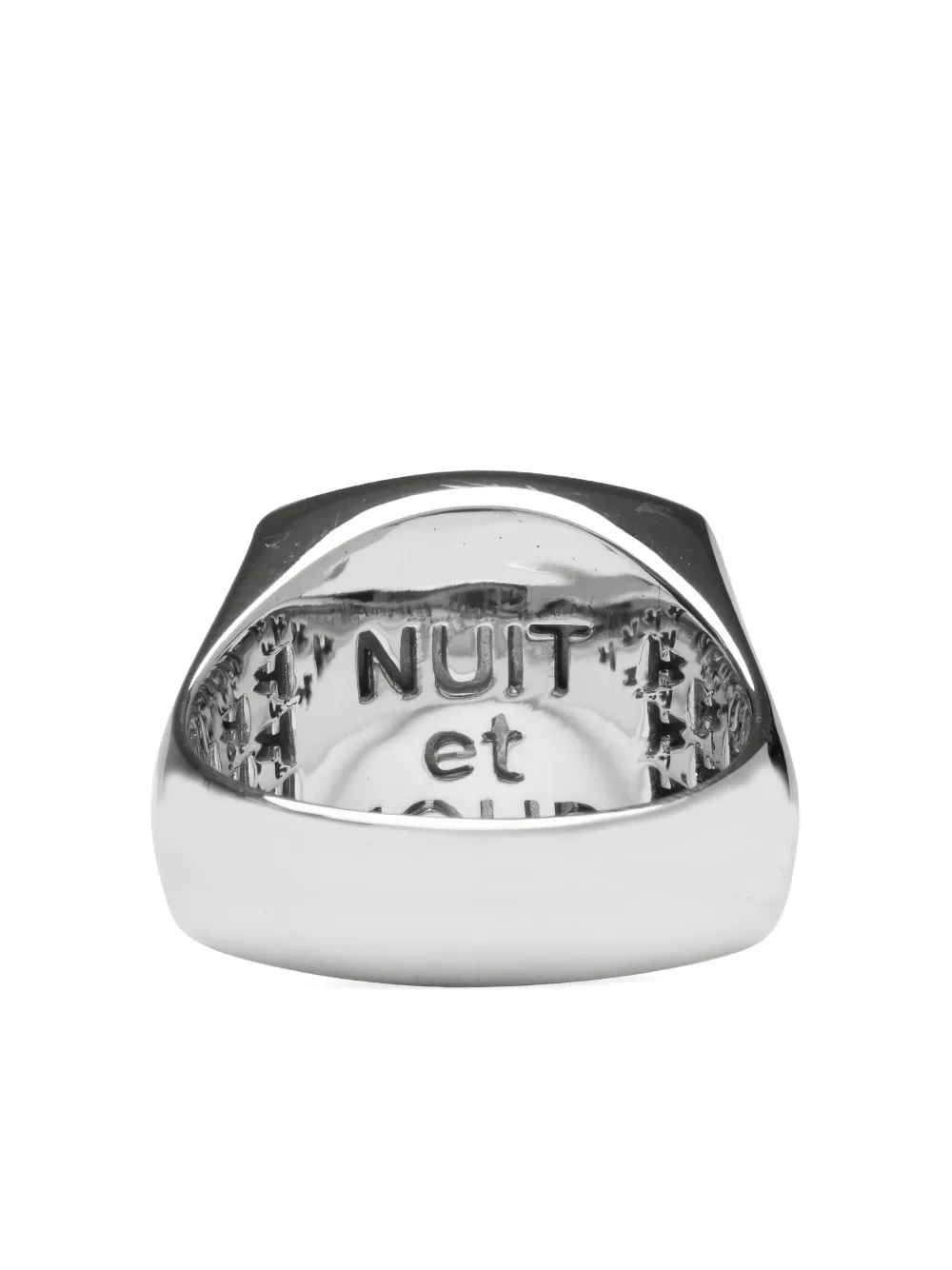 Clean Cushion Sterling Silver Ring