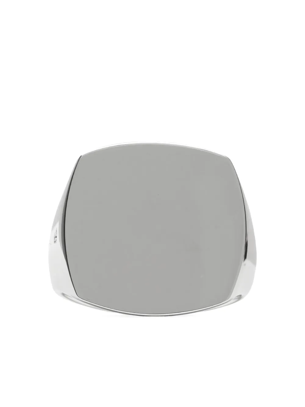 Tom Wood Clean Cushion sterling silver ring | Grey | Image 1