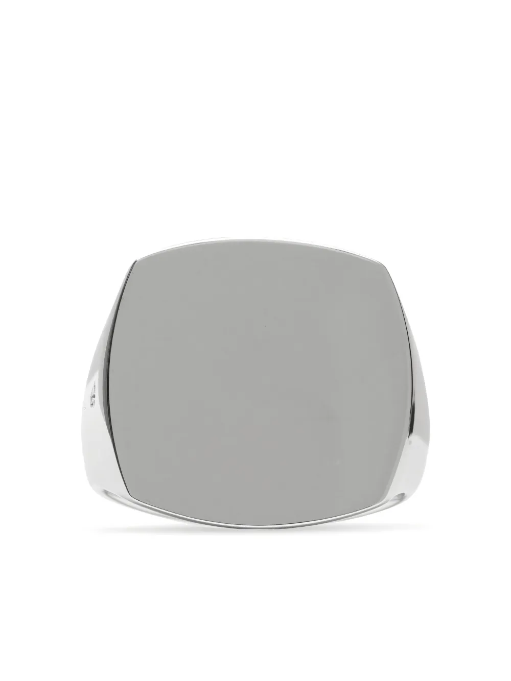 Tom Wood Clean Cushion リング スターリングシルバー - グレー Tom Wood Clean Cushion リング スターリングシルバー - グレー
