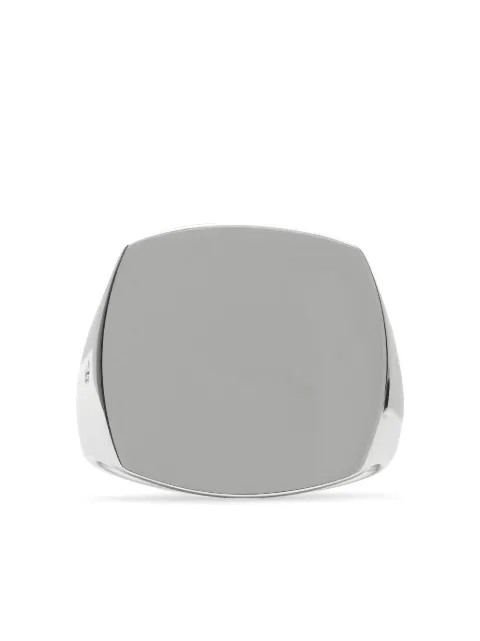 Tom Wood Clean Cushion sterling silver ring