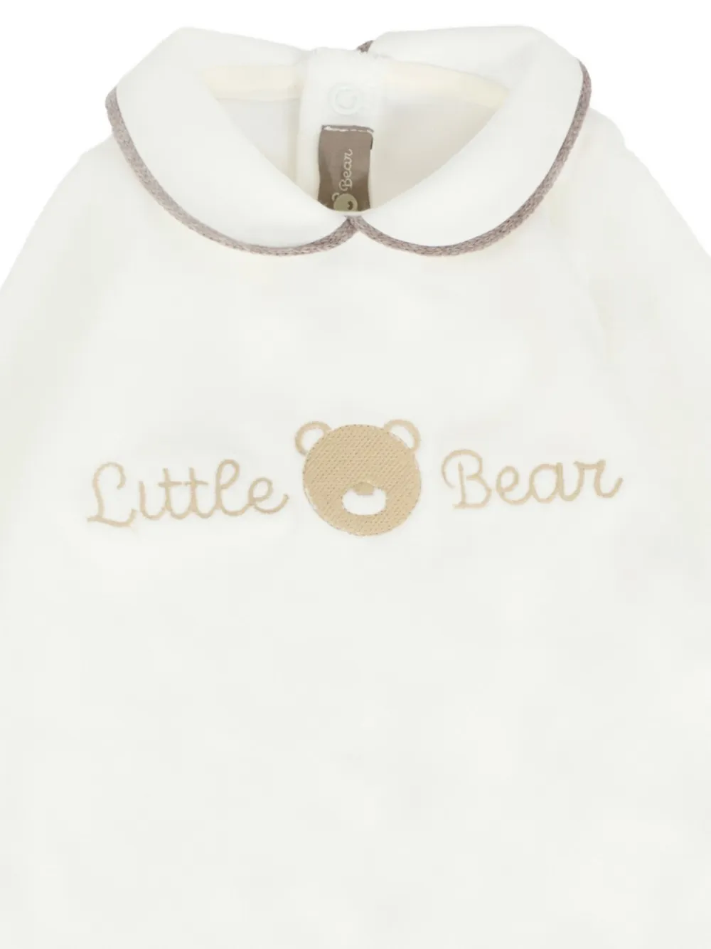 Little Bear Babypakje met verfraaide kraag Beige