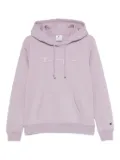 Champion embroidered-logo hoodie - Purple
