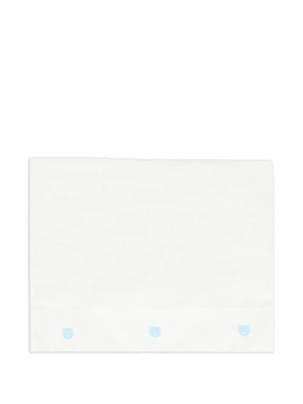 Little Bear Twee lakens met geborduurde beer Wit