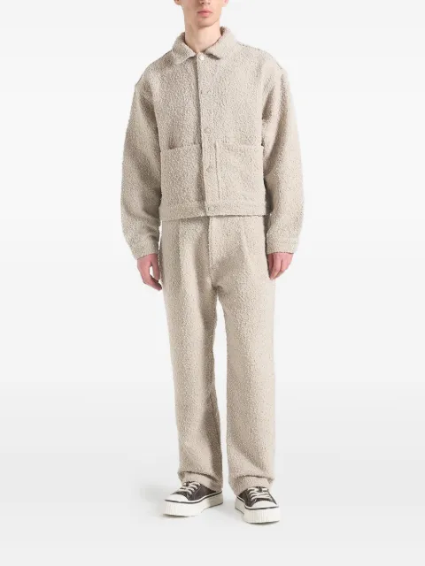 Manière De Voir Arnault pleated bouclé jeans 