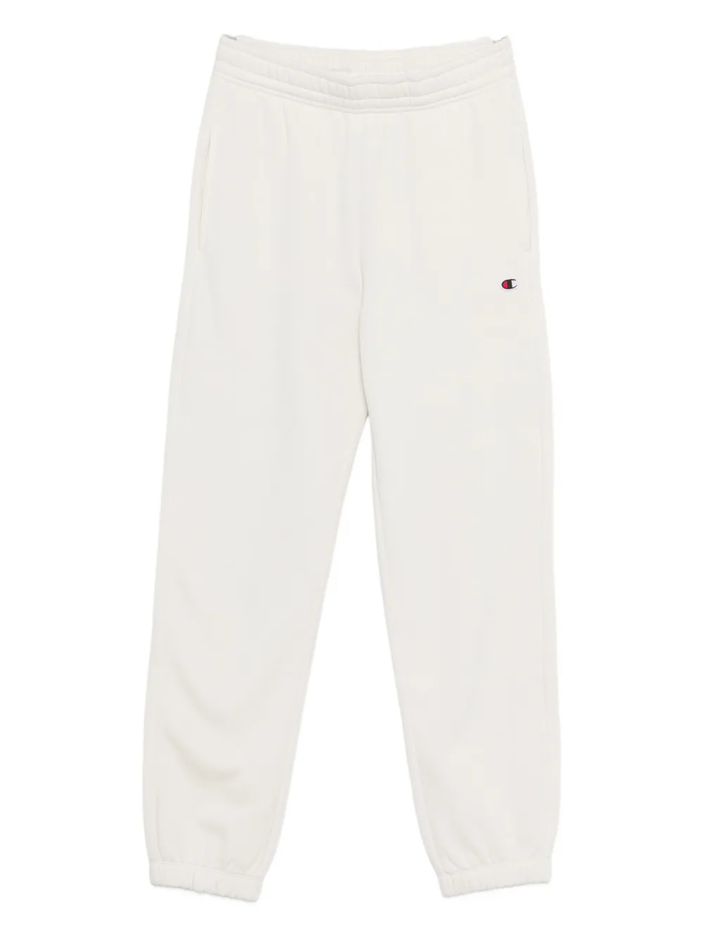 Champion Logo-embroidered Track Pants In Neutral