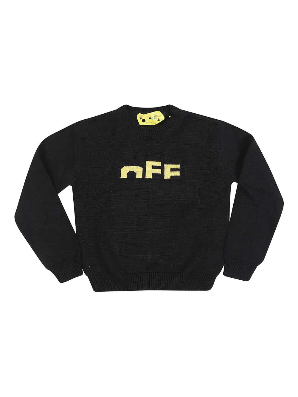 Off-White Kids logo sweater - Nero