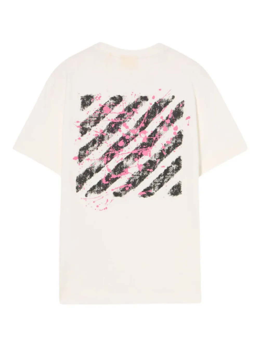 Off-White Kids T-shirt met grafische print Beige