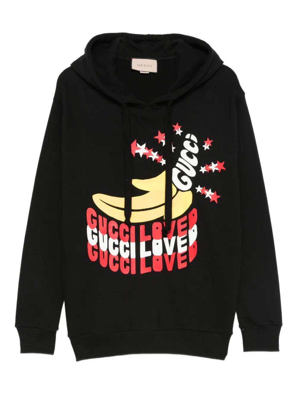 Gucci Pre-Owned hoodie con estampado gráfico 2020 | negro | Image 1