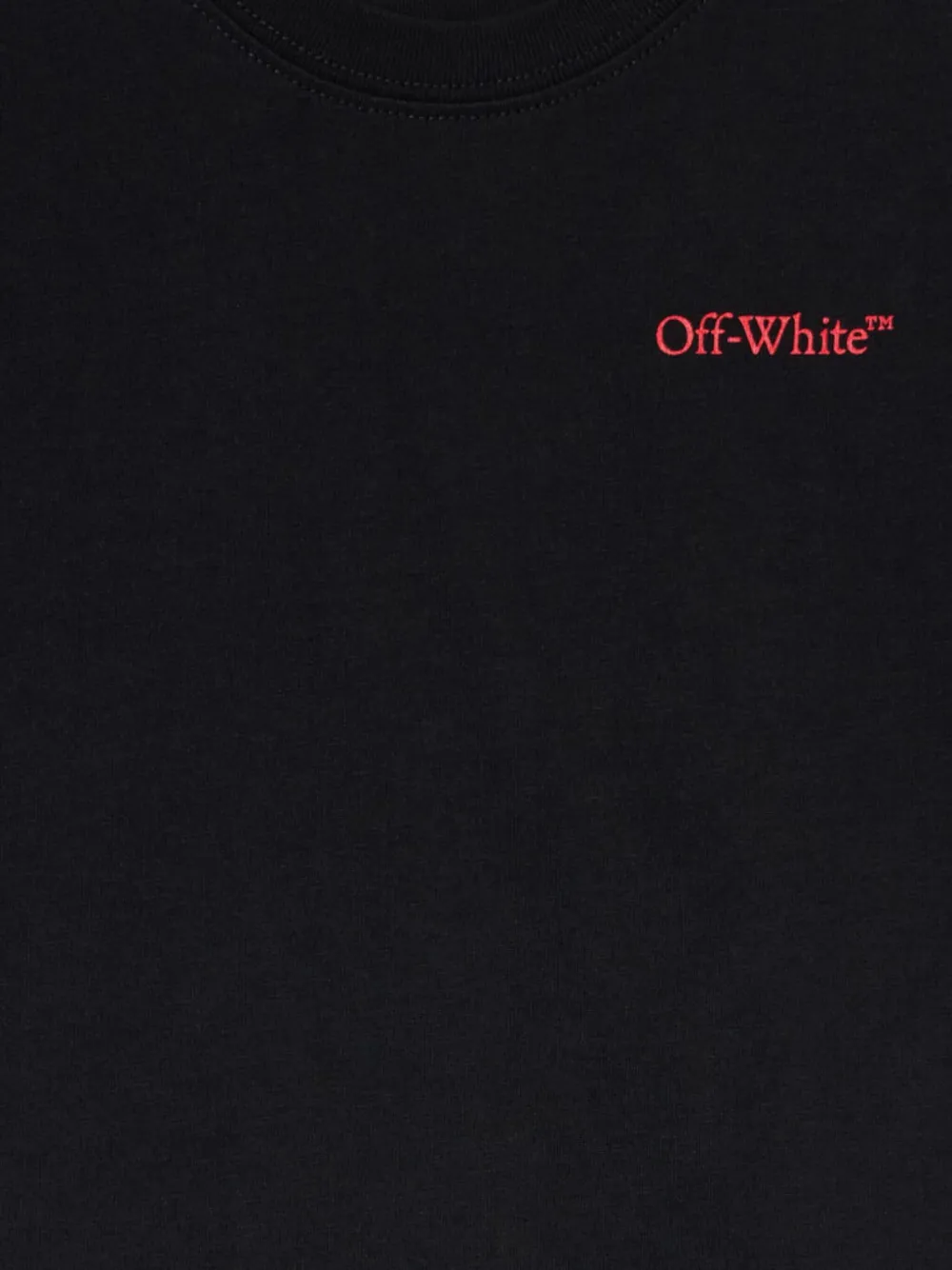 Off-White Kids T-shirt met logoprint Zwart