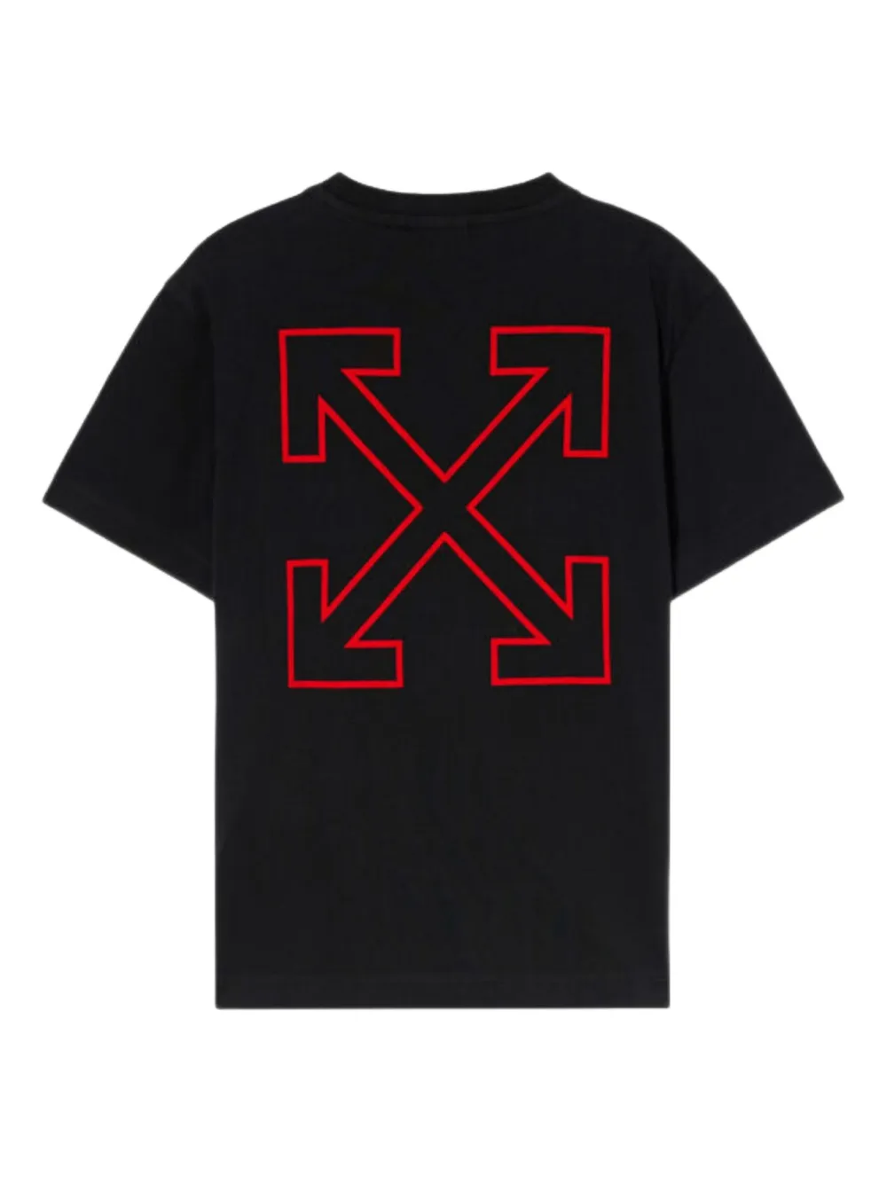 Off-White Kids T-shirt met logoprint Zwart