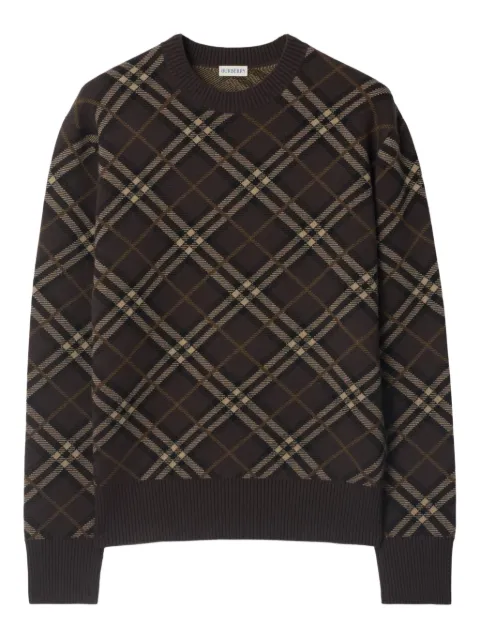 Burberry Karierter Kaschmirpullover