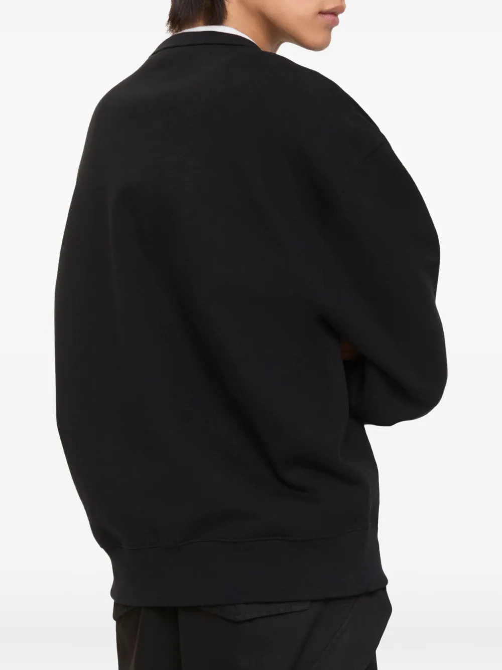 Burberry Sweater met ronde hals en Equestrian Knight Zwart