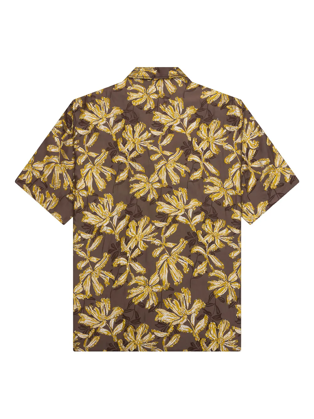 Needles Cabana flower-frayed shirt - Bruin