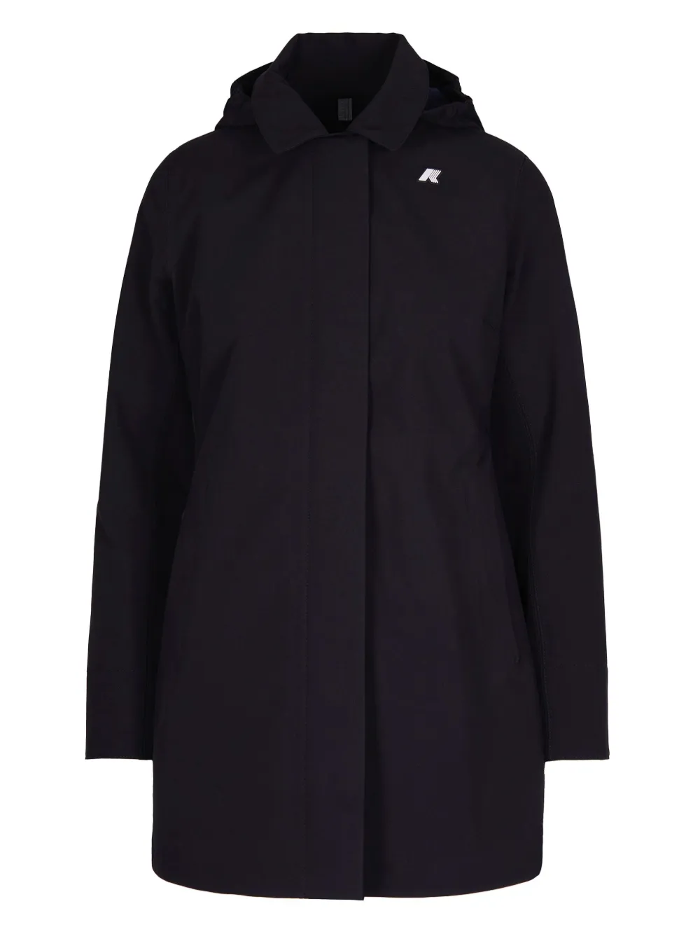 K-Way Mathy hooded coat | Black | Image 1